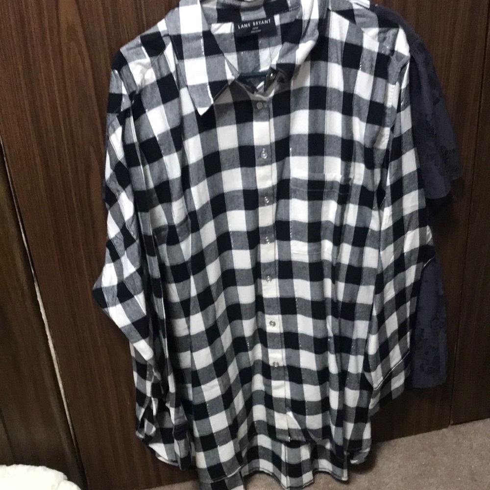 Plaid flannel shirt lightweight size 22/2 wore once